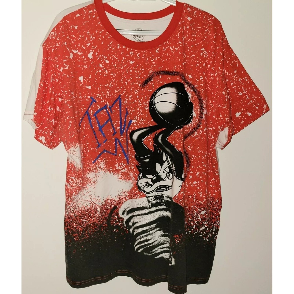 Space‎ Jam Tasmanian Devil Taz Looney Tunes Shirt Men's Size 2XL XXL